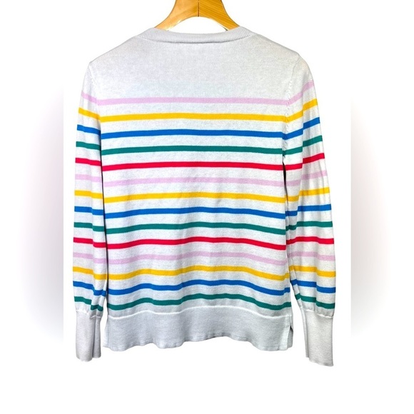 Time and Tru “Hello” Long Sleeve Pullover Sweater Shirt | Size 8-10 (Medium) - Picture 2 of 5